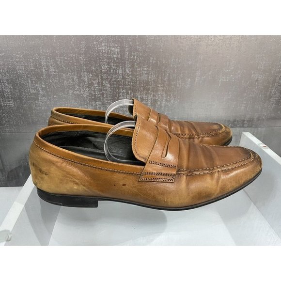 To Boot New York Adam Derrick Brown Leather Loafers Shoes Men\'s Sz 10.5 (Z13) main image 7